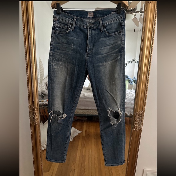 Citizens of Humanity Rocket Crop Jeans 28W - Picture 1 of 10